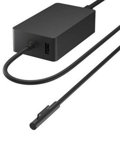 Alimentatore Originale Microsoft Surface 65W – Ricarica Veloce Con Porta USB Extra